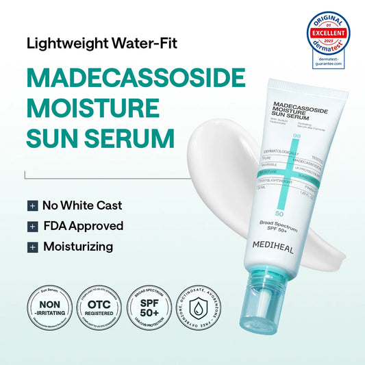Mediheal Madecassoside Moisture Sun Serum SPF50+ 50mL | Wholesale K-Beauty