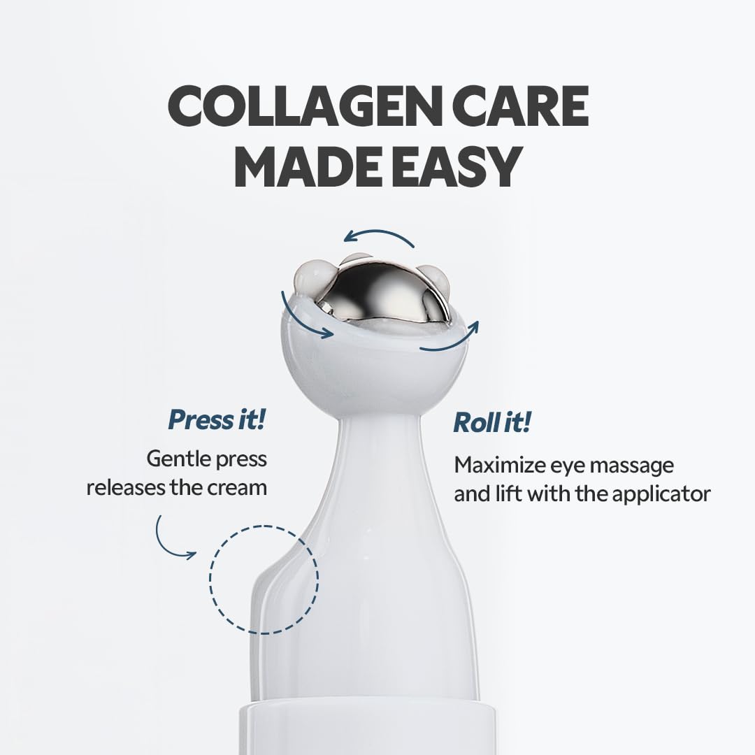 TIRTIR Collagen Lifting Eye Cream - Roller Applicator | Wholesale K-Beauty