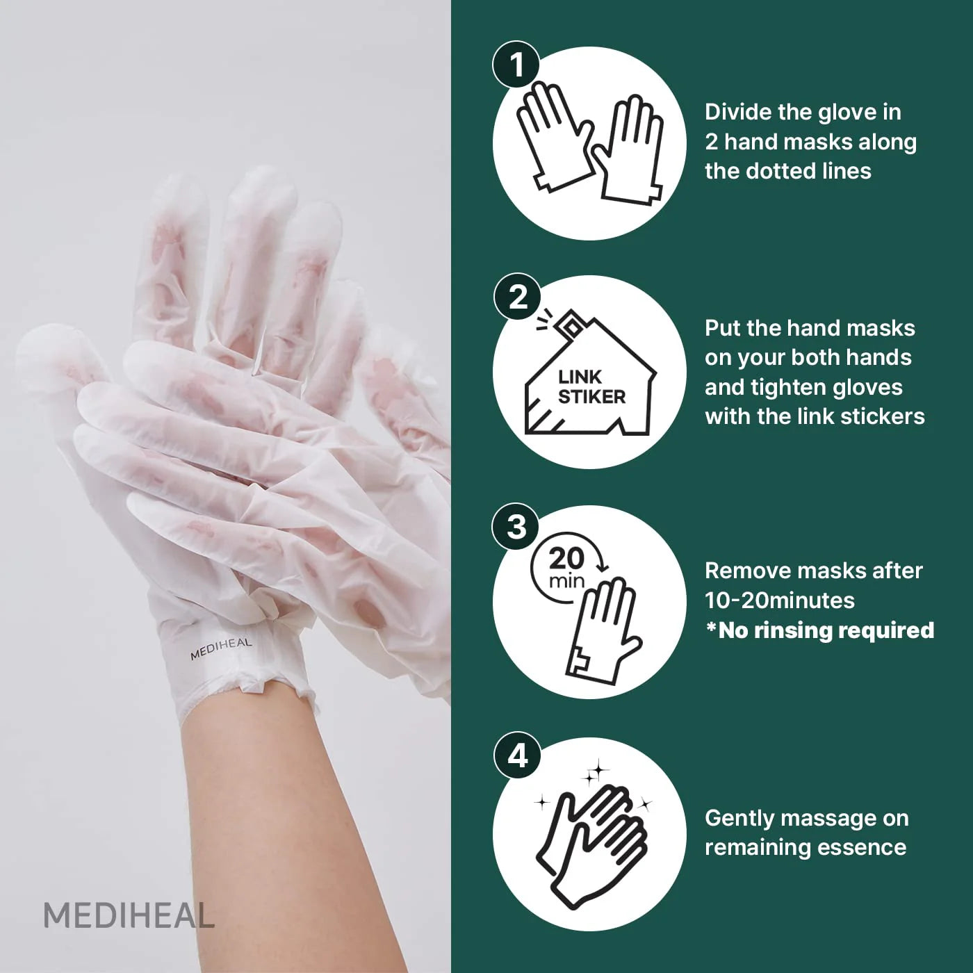 Mediheal Derma Layer Hand Mask (Pack of 5) | Wholesale K-Beauty