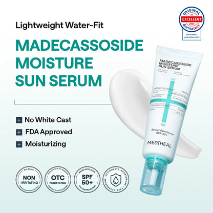 Mediheal Madecassoside Moisture Sun Serum SPF50+ 50mL | Wholesale K-Beauty