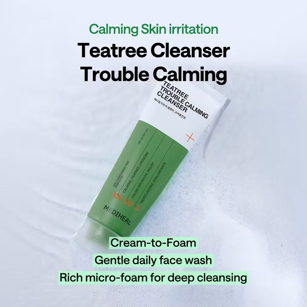 Mediheal Teatree Trouble Calming Cleanser | Wholesale K-Beauty