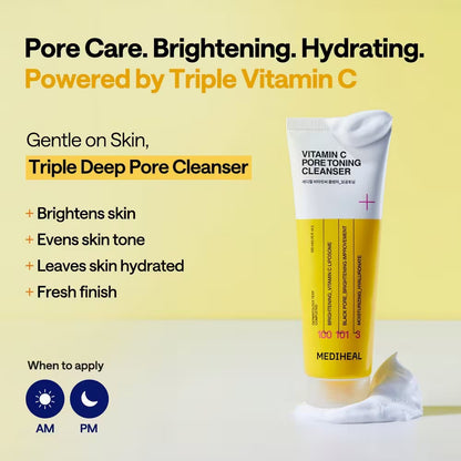 Mediheal Vitamin C Pore Toning Cleanser | Wholesale K-Beauty