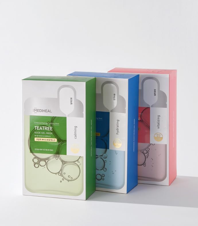 Mediheal N.M.F Nude Gel Mask (Pack of 10) - Transparent Hydrogel Sheet | Wholesale K-Beauty