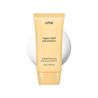 athé Vegan Relief Sun Essence 50mL - Sunscreen SPF 50+ | Wholesale K-Beauty