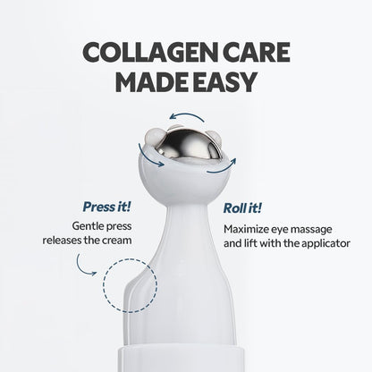 TIRTIR Collagen Lifting Eye Cream - Roller Applicator | Wholesale K-Beauty