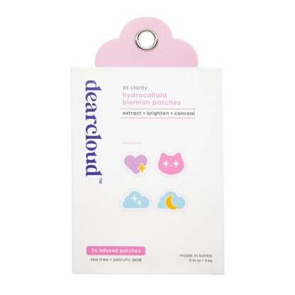 Dearcloud Blemish Patch Refill — Zit Clarity Compact 36ct with Tea Tree + Salicylic Acid — Wholesale K-Beauty