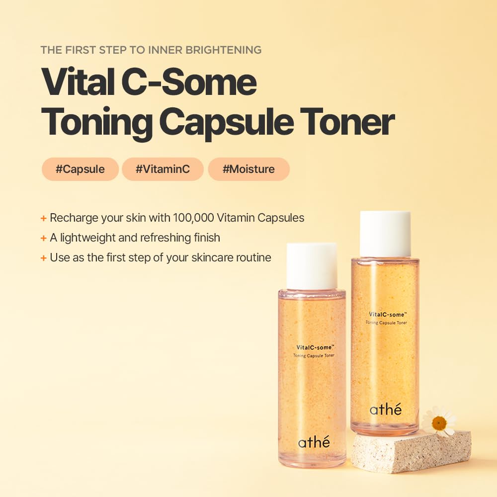 athé Vital C Toning Capsule Toner 130mL | Wholesale K-Beauty