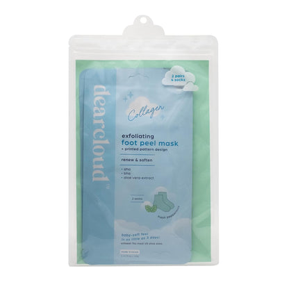 Dearcloud Exfoliating Foot Peel Mask - Peppermint (2 Pairs) | Wholesale K-Beauty
