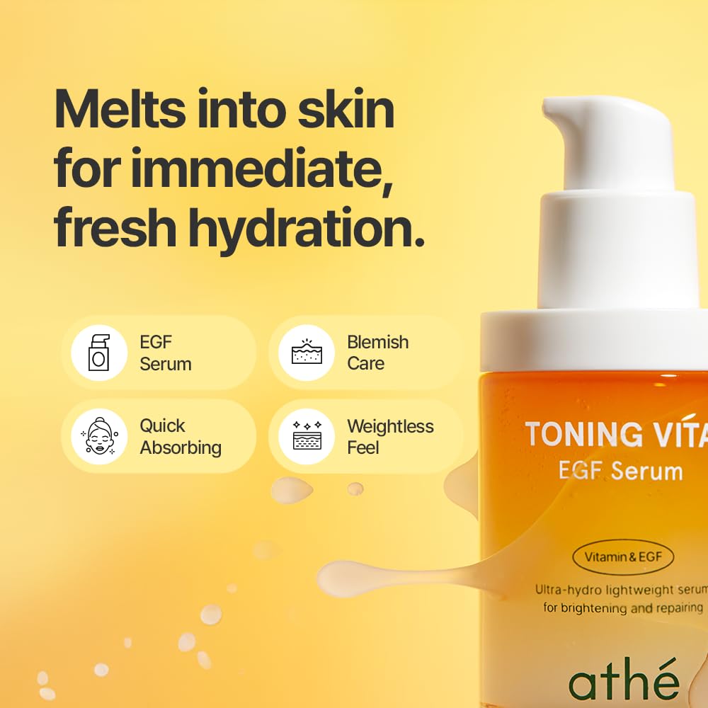 athé Toning Vita EGF Serum 30mL | Wholesale K-Beauty
