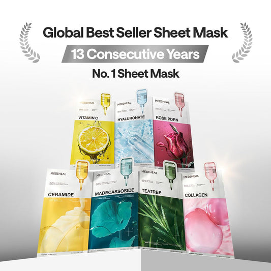 Mediheal Madecassoside Blemish Repair Mask – 98% Cica + Hydration + Soothing – Wholesale K-Beauty
