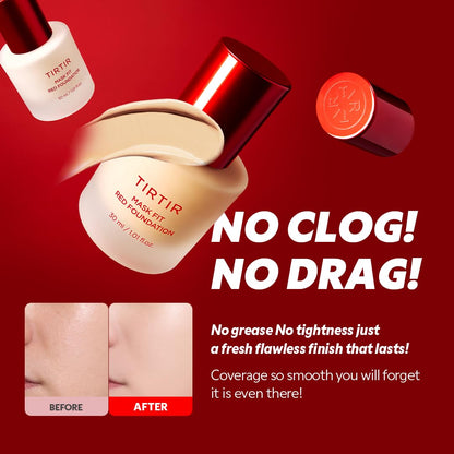 TIRTIR Mask Fit Red Foundation 30mL | Wholesale K-Beauty