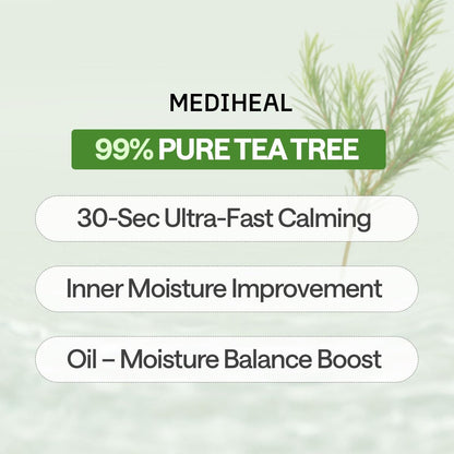 Mediheal Tea Tree Essential Mask – Calming Sheet Mask with Tea Tree, Centella, and Chamomile | Wholesale K-Beauty