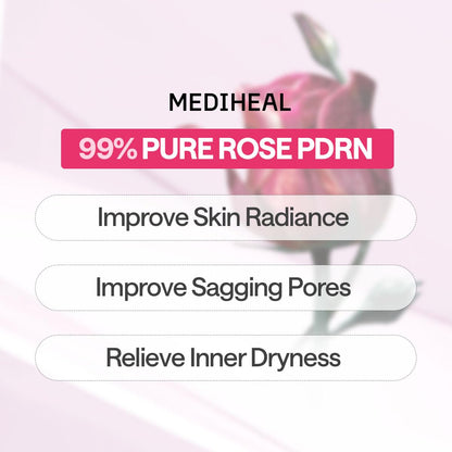 Mediheal Rose Pdrn Essential Mask (Pack of 4) | Wholesale K-Beauty