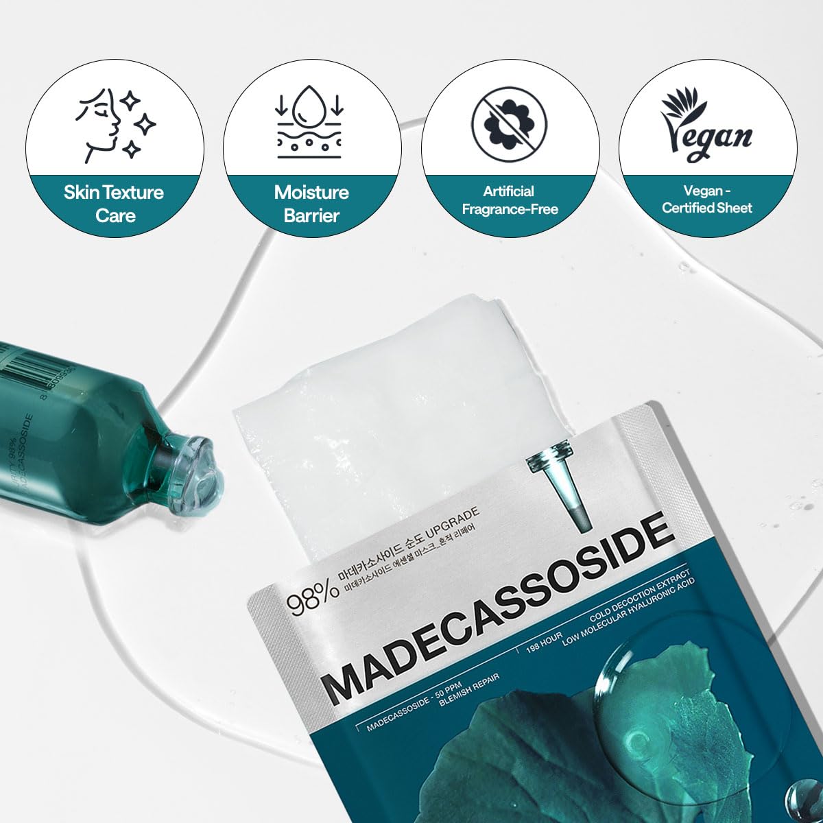 Mediheal Madecassoside Blemish Repair Mask – 98% Cica + Hydration + Soothing – Wholesale K-Beauty