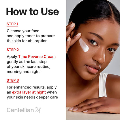 Centellian 24 Madeca Cream Time Reverse | Anti-Aging Korean Cream with TECA & Collagen | Wrinkle Care & Skin Firming | Wholesale K-Beauty