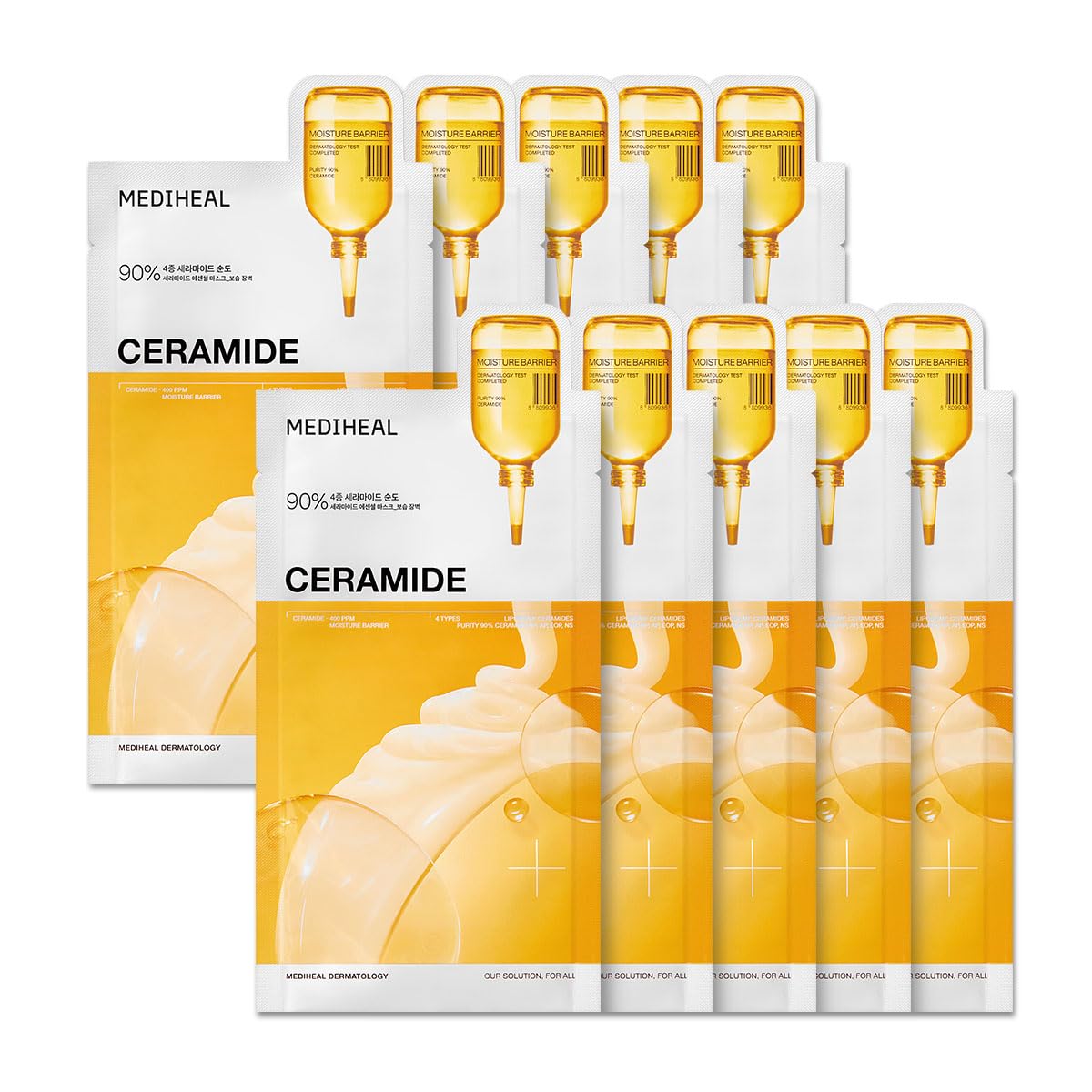 Mediheal Ceramide Essential Mask – 4X Ceramide + Moisture Barrier Repair – Wholesale K-Beauty