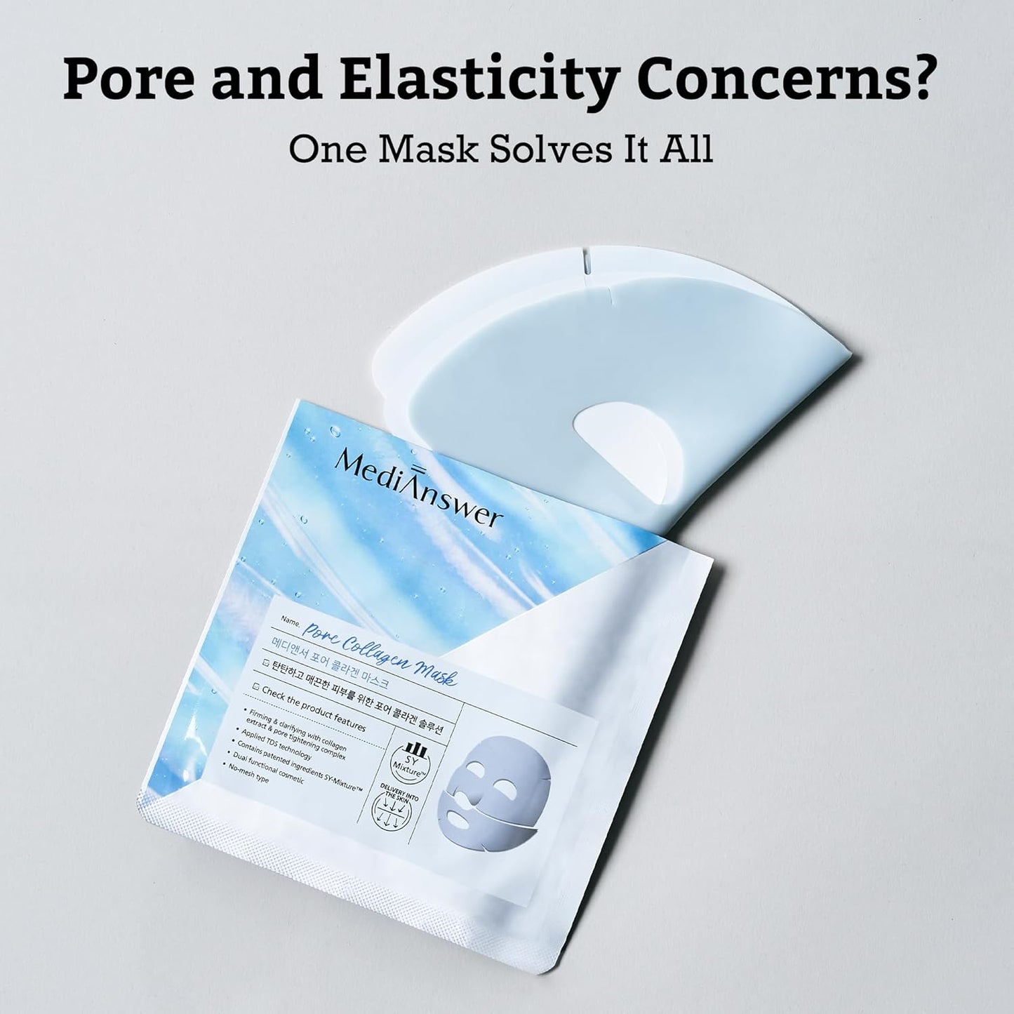 MediAnswer Pore Collagen Mask (Pack of 5) | Wholesale K-Beauty