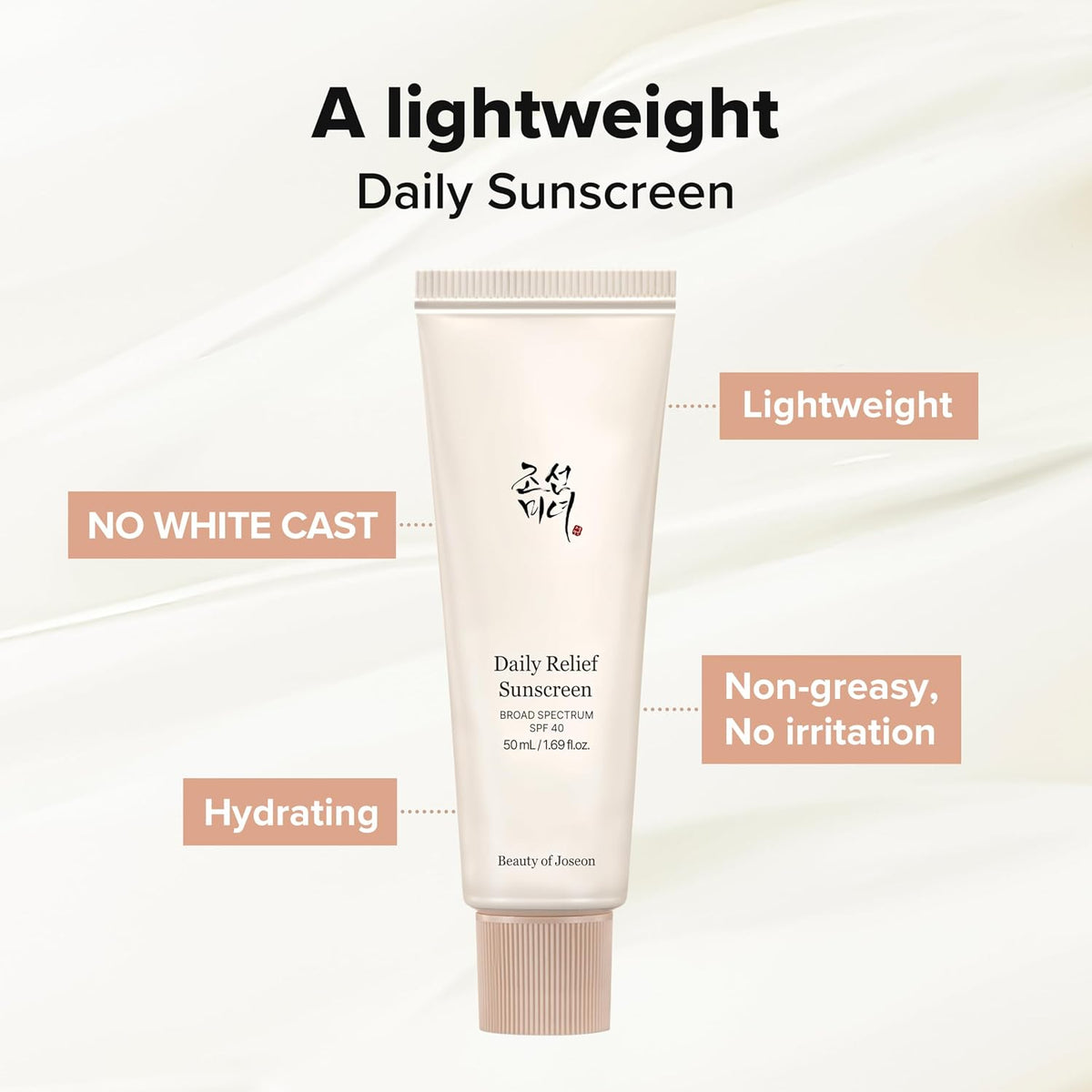 Beauty of Joseon Daily Relief Sunscreen - Broad Spectrum SPF 40 | Wholesale K-Beauty