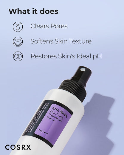 COSRX AHA/BHA Clarifying Treatment Toner 150mL | Wholesale K-Beauty