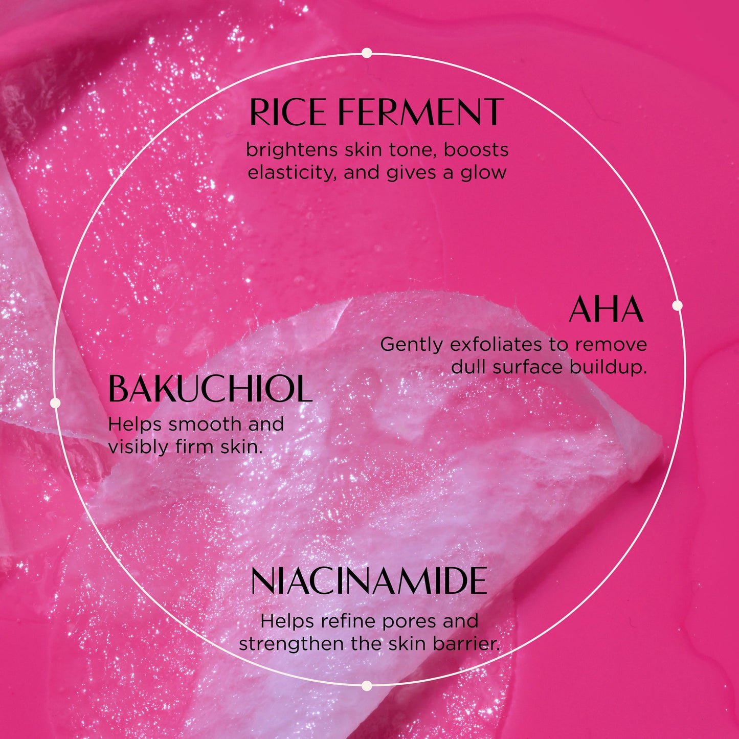 OLIVIAUMMA Milky Resurfacing + Brightening Toner Pads - Bakuchiol and Rice | Wholesale K-Beauty