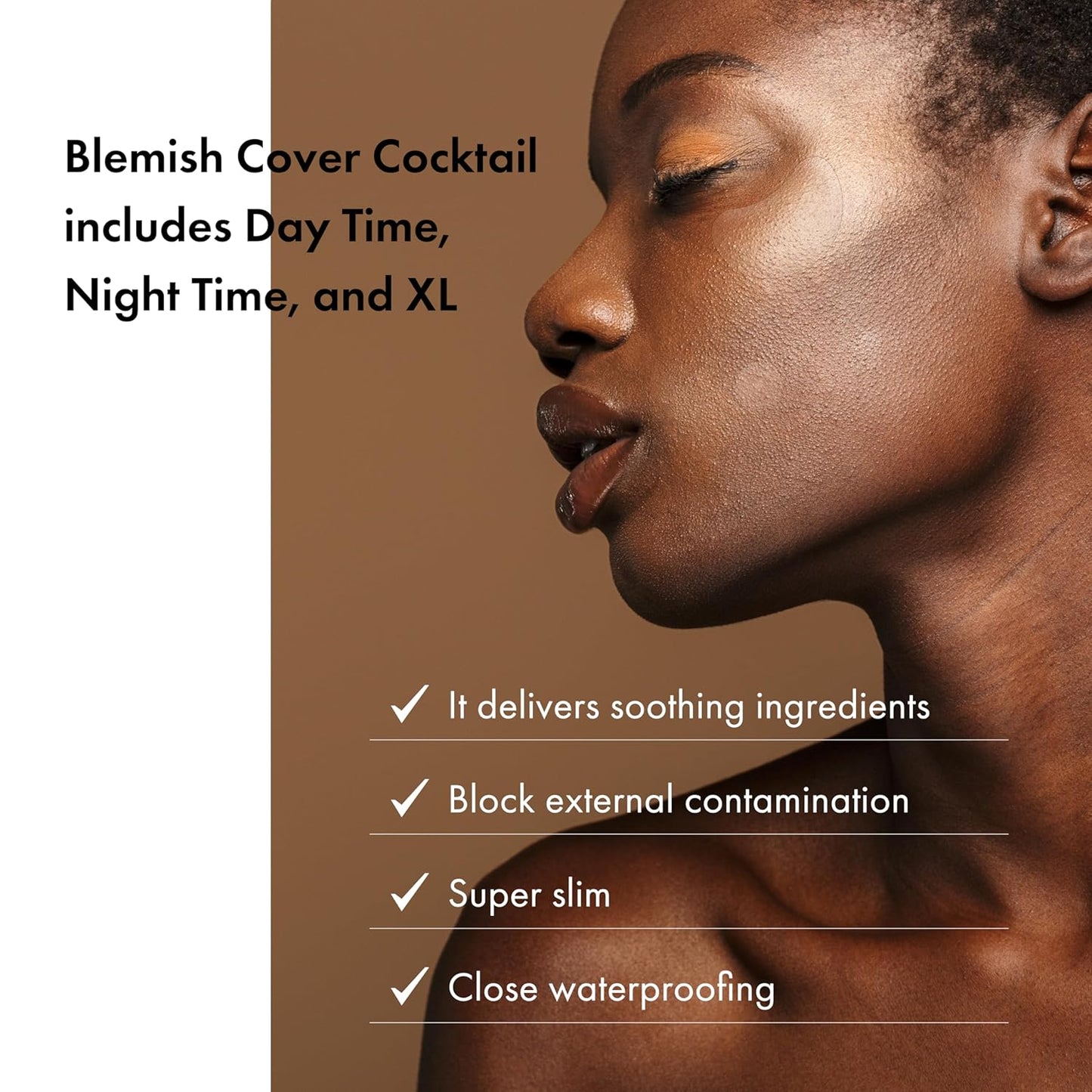 TGI PATCH Blemish Cover Cocktail (Variety Pack) - Hydrocolloid Patches for Mid-Stage of Skin Trouble (36pc), Day and Night patches plus XL size | Wholsale K-Beauty