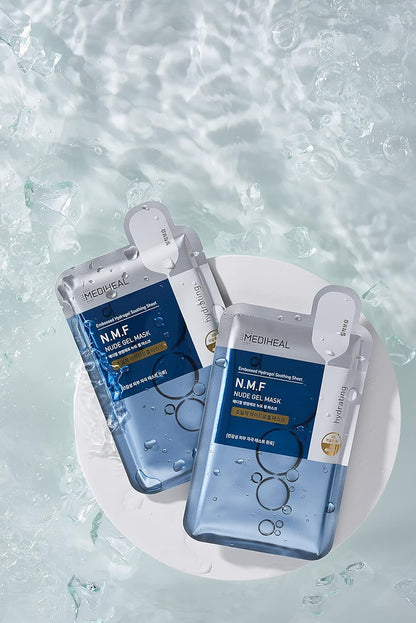 Mediheal N.M.F Nude Gel Mask (Pack of 10) - Transparent Hydrogel Sheet | Wholesale K-Beauty