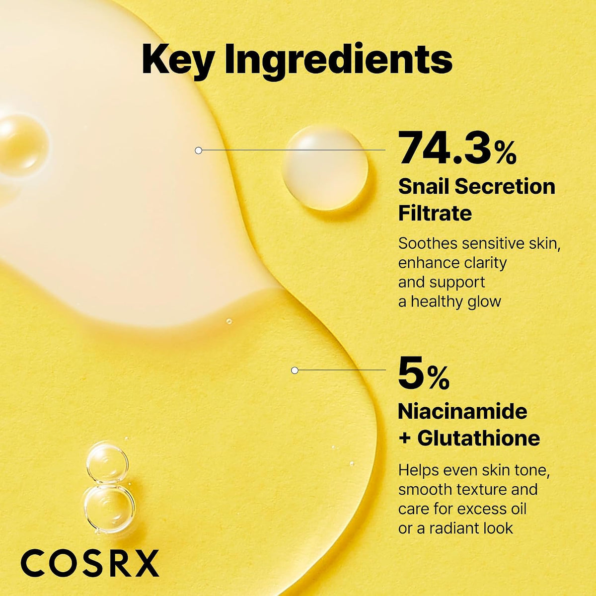 COSRX Advanced Snail Radiance Dual Essence 80mL | Wholesale K-Beauty