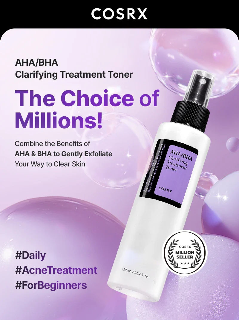 COSRX AHA/BHA Clarifying Treatment Toner 150mL | Wholesale K-Beauty