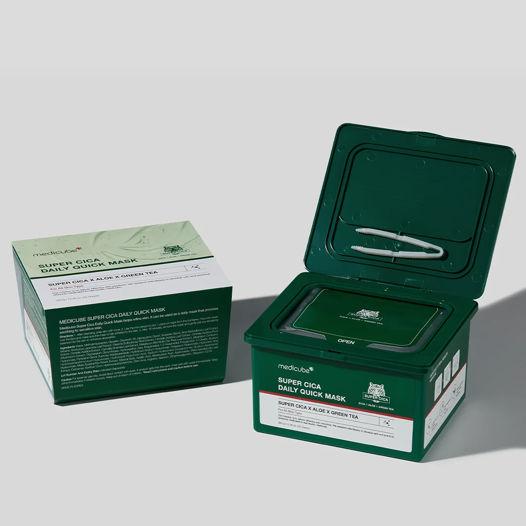 Medicube Super Cica Daily Quick Mask (30 sheets) | Wholesale K-Beauty