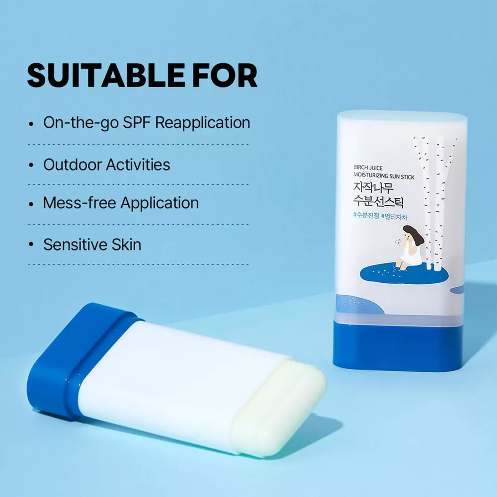 Round Lab Birch Juice Moisturizing Sun Stick SPF50+ PA++++ | Wholesale K-Beauty