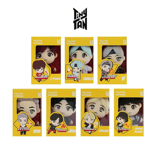 BTS TinyTAN MIC Drop 5.1  Keychain - All 7 Members Set - Official Licensed BTS Product | Wholesale