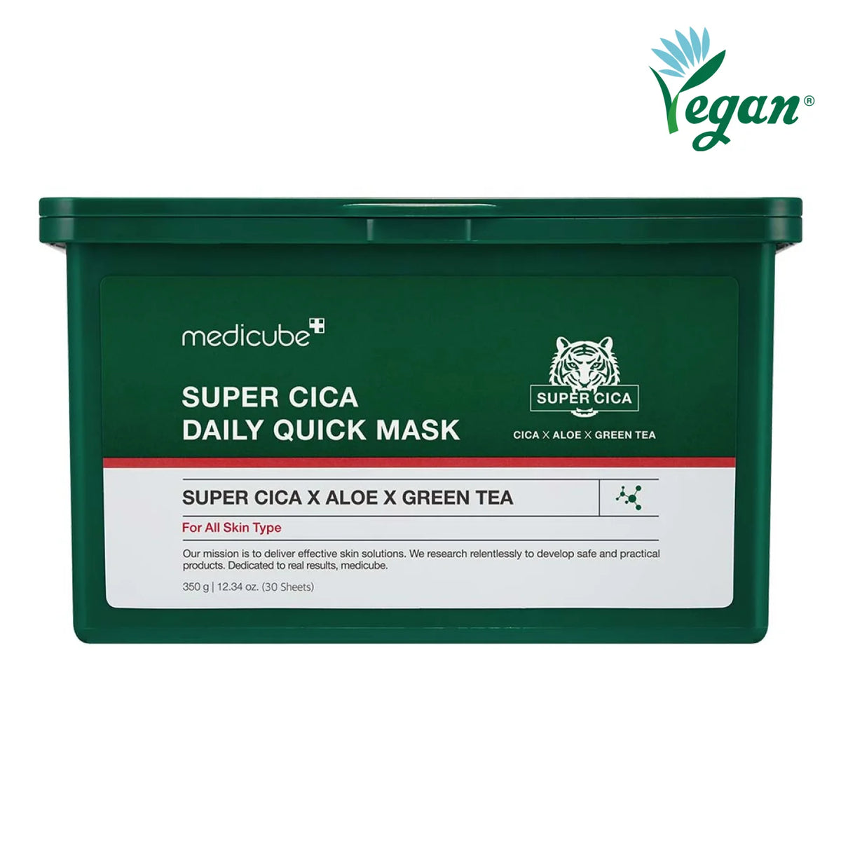 Medicube Super Cica Daily Quick Mask (30 sheets) | Wholesale K-Beauty