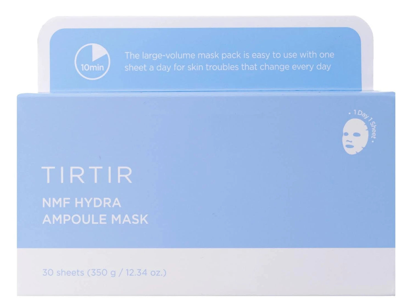 TIRTIR NMF Hydra Ampoule Mask - 30 Sheets | Wholesale K-Beauty
